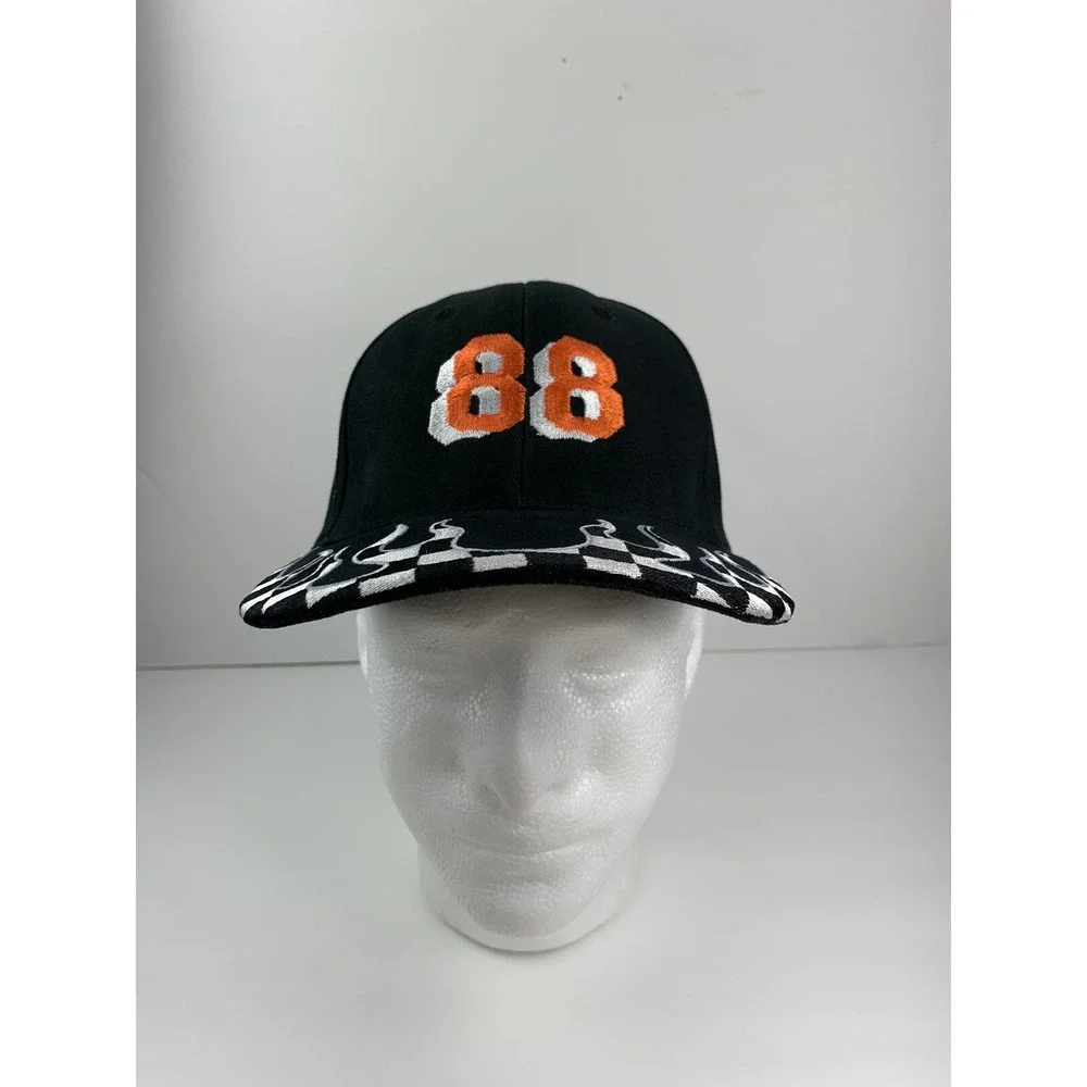 Magic‎ Headwear Cap Black- White Flames- Adjustable